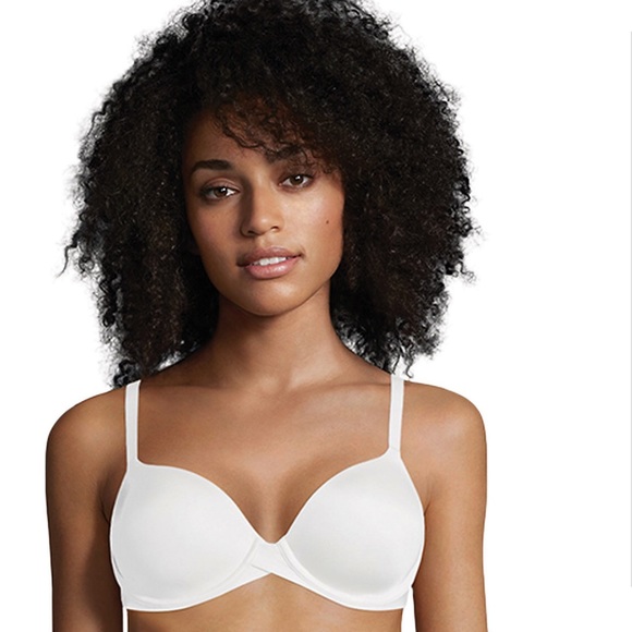 Maidenform 40D T-shirt Bra - underwire - Black & Grey Floral Lace - convertible - Picture 6 of 6